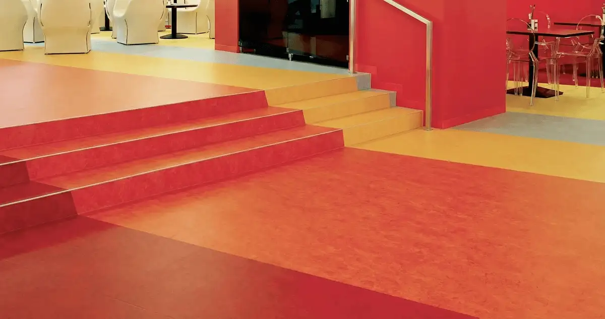 Snack bar with beautiful professionally installed linoleum flooring in South Bend, IN