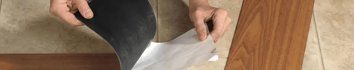 A professional installing vinyl flooring in South Bend, IN
